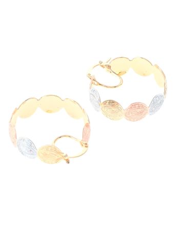Gold Plated Hoop Earrings