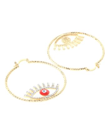 Gold Plated Hoop Earrings