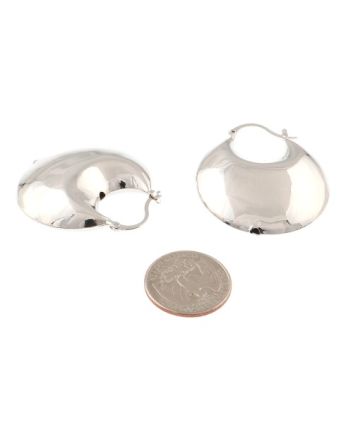 Rhodium Plated Earrings
