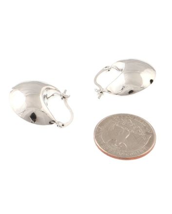 Rhodium Plated Earrings
