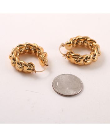 Plated Hoop Earrings