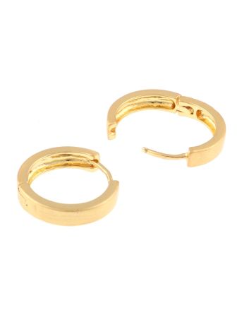 Gold Plated Hoop Earrings