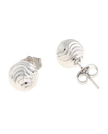 Plated Stud Earrings / 12 PC