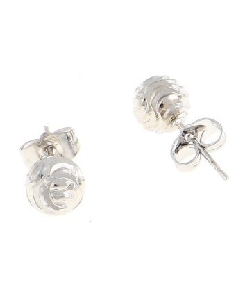 Plated Stud Earrings / 12 PC