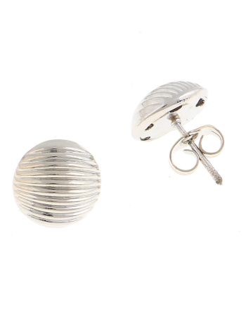 Plated Stud Earrings / 12 PC