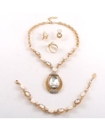Gold Plated Necklace Set