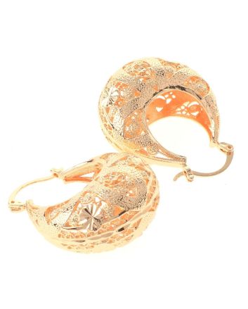 Gold Plated Hoop Earrings