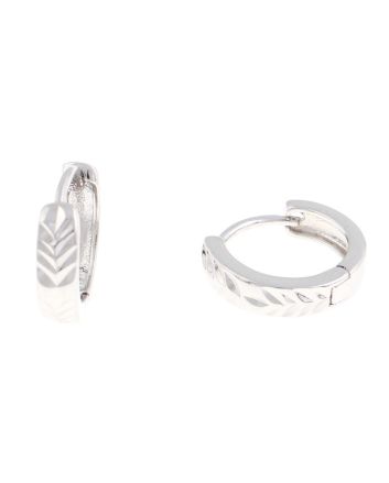 Rhodium Plated  Earrings 