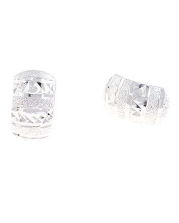 Rhodium Plated  Earrings 