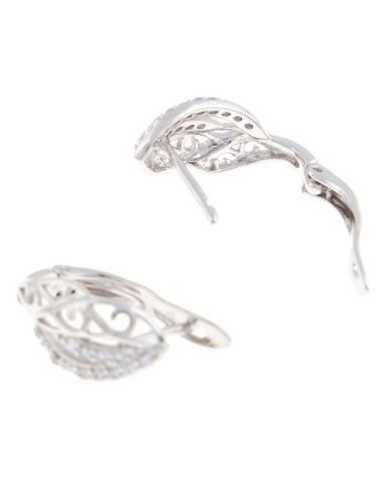 Rhodium Plated  Earrings 