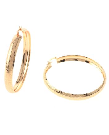 Gold Plated Hoop Earrings