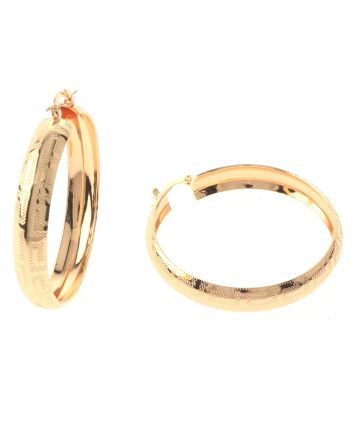 Gold Plated Hoop Earrings