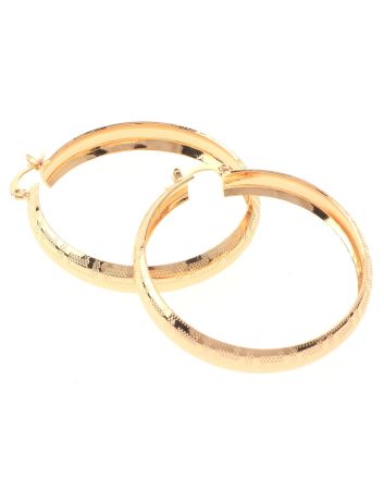 Gold Plated Hoop Earrings