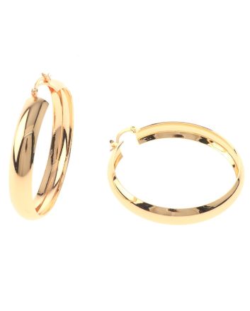 Gold Plated Hoop Earrings