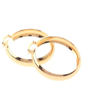Gold Plated Hoop Earrings