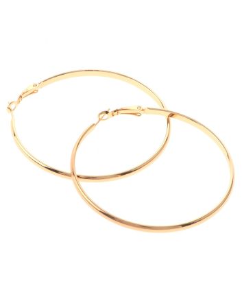 Gold Plated Hoop Earrings