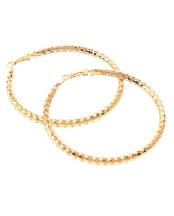 Gold Plated Hoop Earrings
