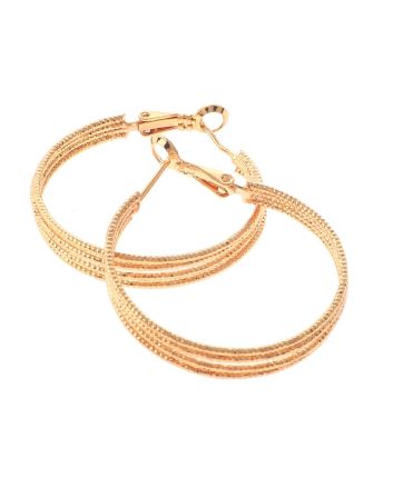 Gold Plated Hoop Earrings