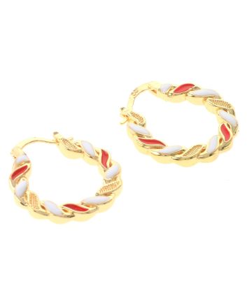 Gold Plated Hoop Earrings