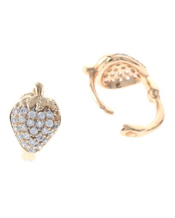 Cubic Zirconia Hoop Earrings