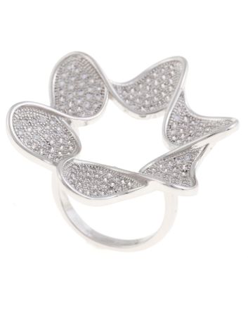 Fashion Rhodium Plated Ring