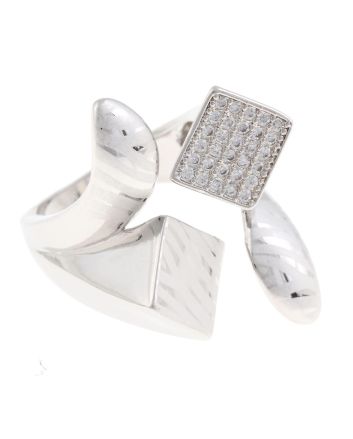Fashion Rhodium Plated Ring