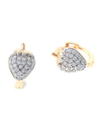 Cubic Zirconia Hoop Earrings