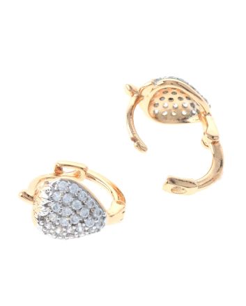 Cubic Zirconia Hoop Earrings