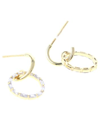 Cubic Zirconia Post Earrings