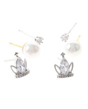 Cubic Zirconia Stud Earrings
