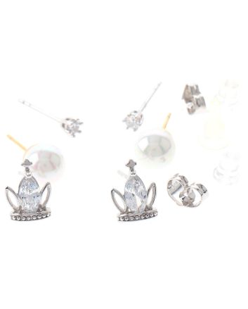Cubic Zirconia Stud Earrings