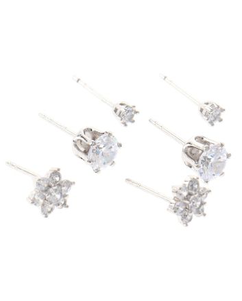 Cubic Zirconia Stud Earrings