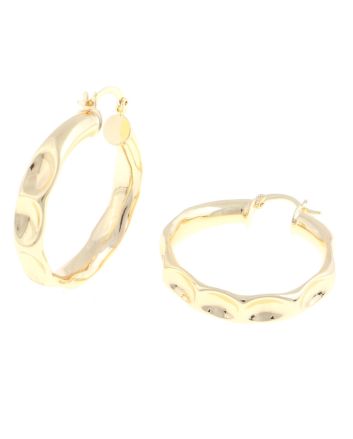 Gold Plated Hoop Earrings