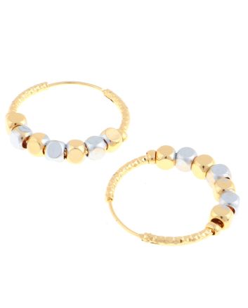 Gold Plated Hoop Earrings