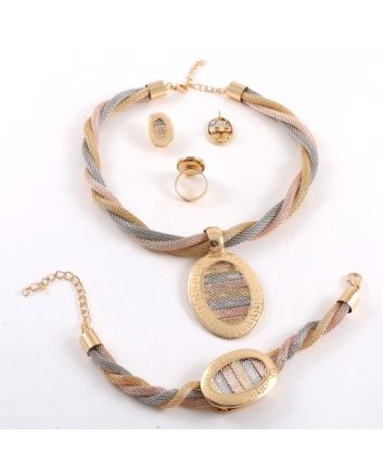 Gold Plated Necklace Set