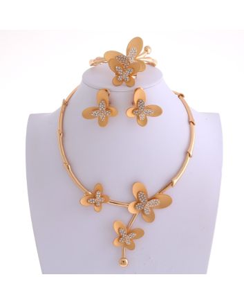 Gold Plated Necklace Set