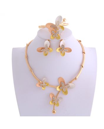 Gold Plated Necklace Set