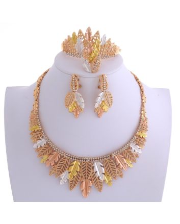 Gold Plated Necklace Set