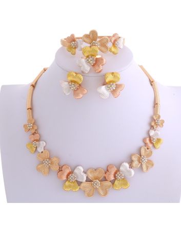 Gold Plated Necklace Set
