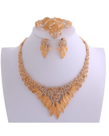 Gold Plated Necklace Set