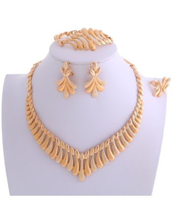 Gold Plated Necklace Set