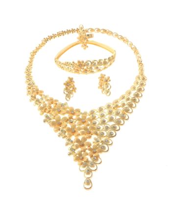 Gold Plated Necklace Set