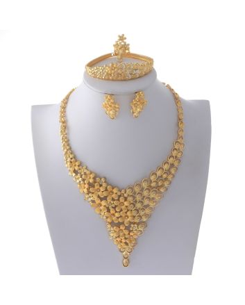 Gold Plated Necklace Set