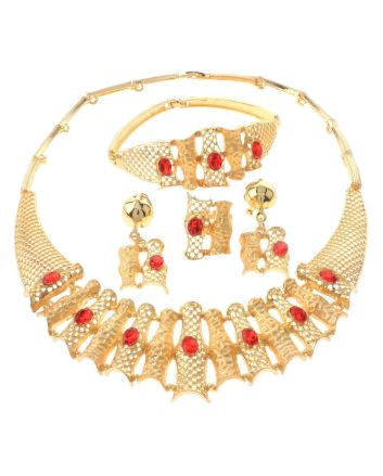 Gold Plated Necklace Set
