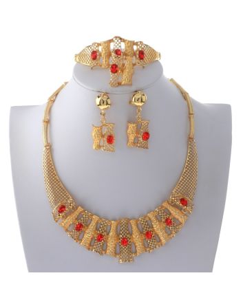 Gold Plated Necklace Set