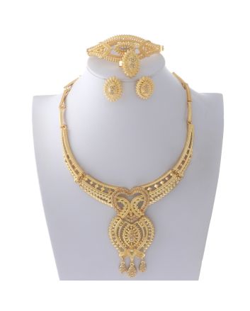Gold Plated Necklace Set