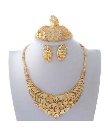 Gold Plated Necklace Set