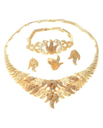 Gold Plated Necklace Set