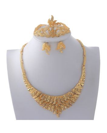 Gold Plated Necklace Set