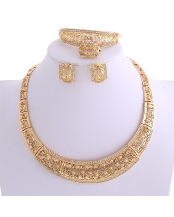 Gold Plated Necklace Set